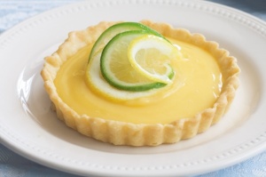 Lemon and lime tart